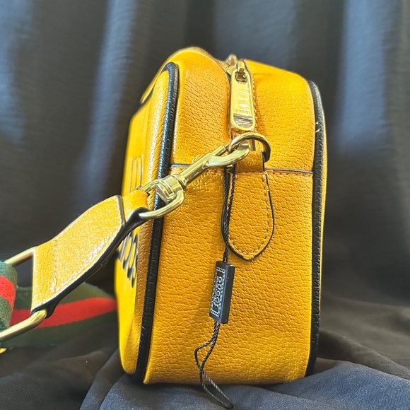 Gucci x Adidas Small Yellow Shoulder Bag - Picture 5 of 8